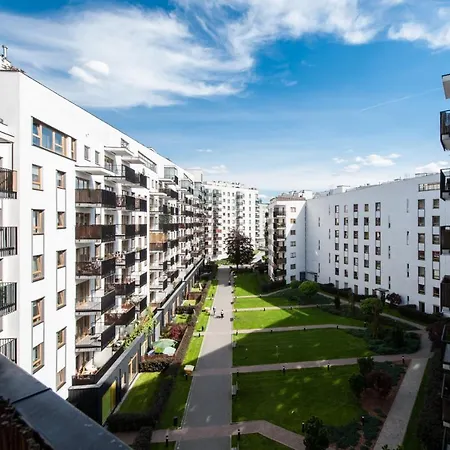 Superapart Banderii 4 - Na Woli Z Balkonem I Parkingiem Apartmán