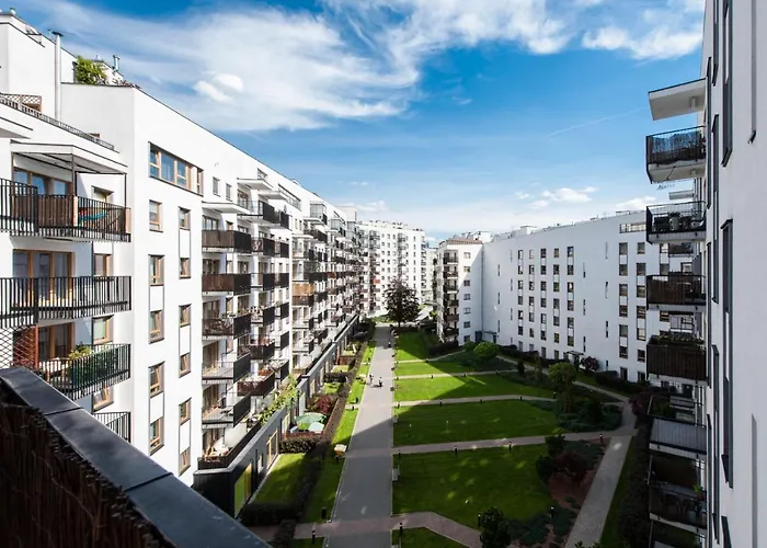 Superapart Banderii 4 - Na Woli Z Balkonem I Parkingiem Apartman